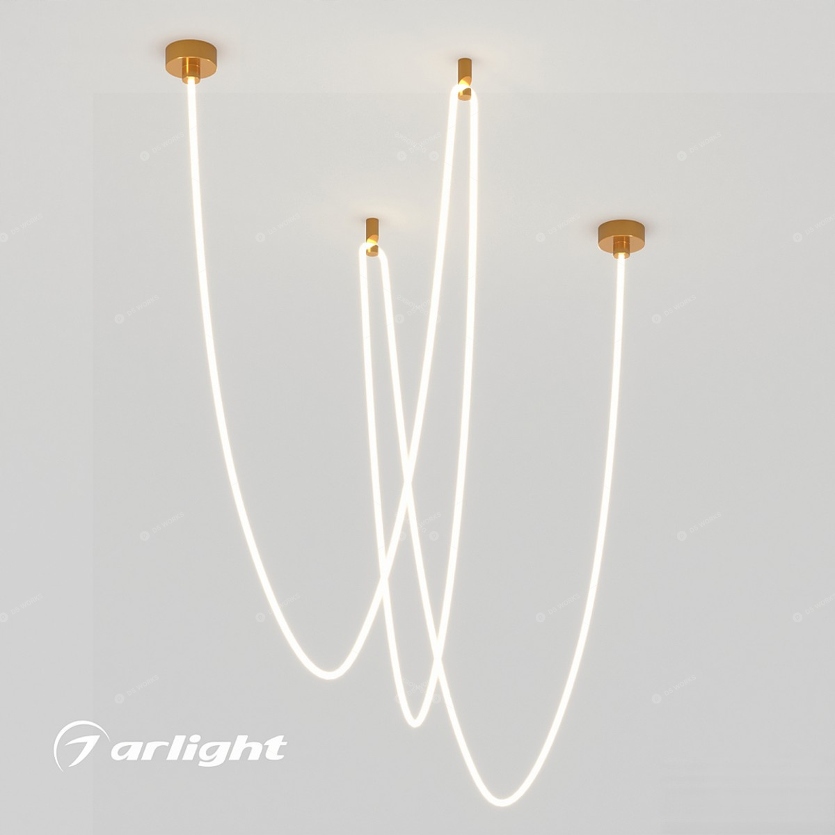 Flush Mount Lights 3D Models 2
