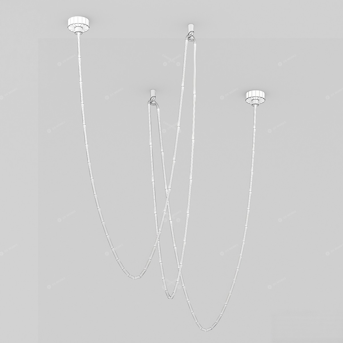 Flush Mount Lights 3D Models 3