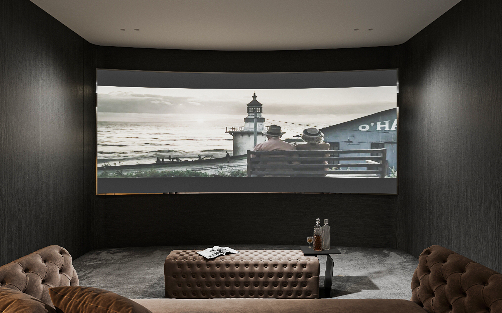 Modern Home Theater Room 