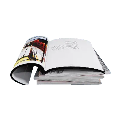 open stack of books 3d model