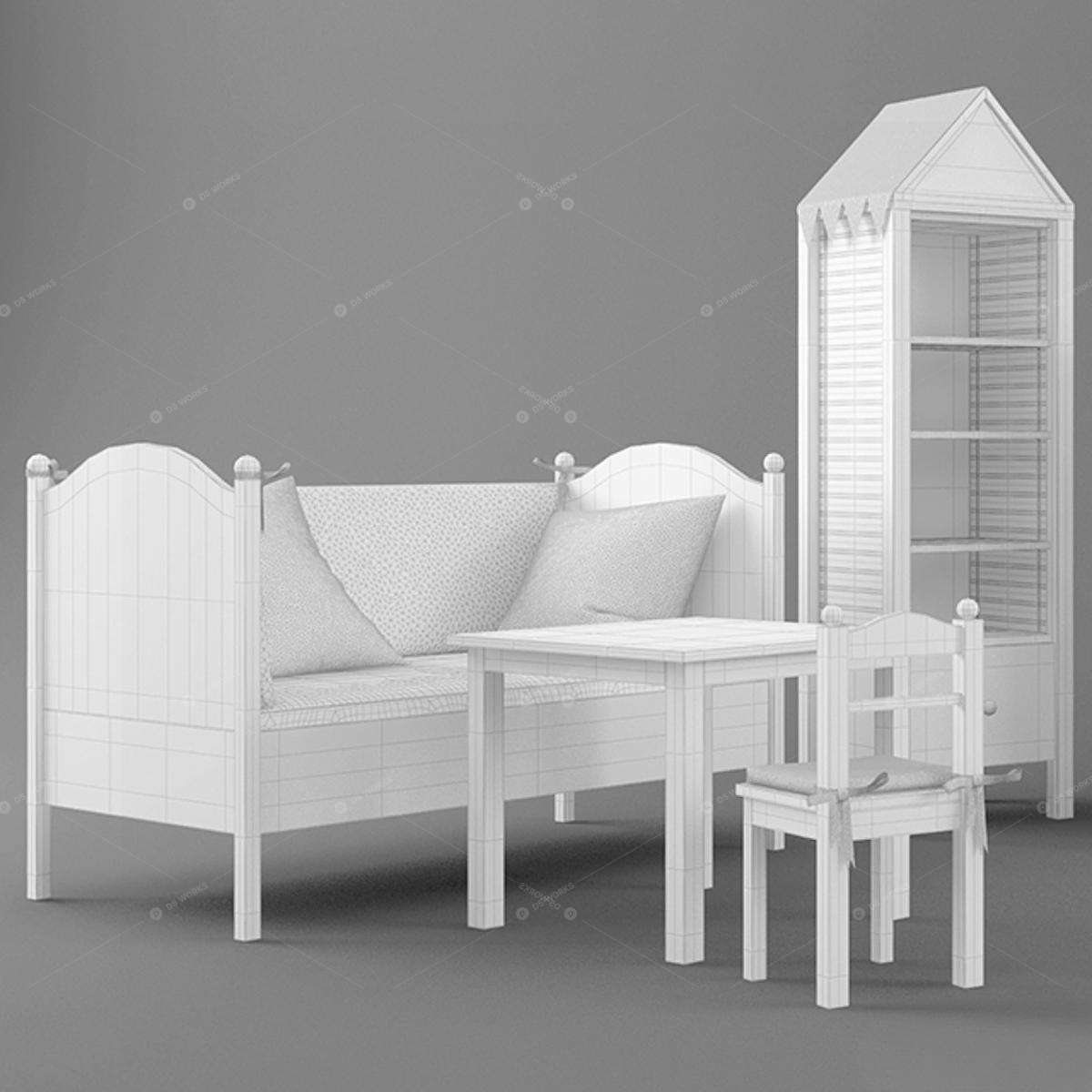 Furniture Sets 3D Models 2