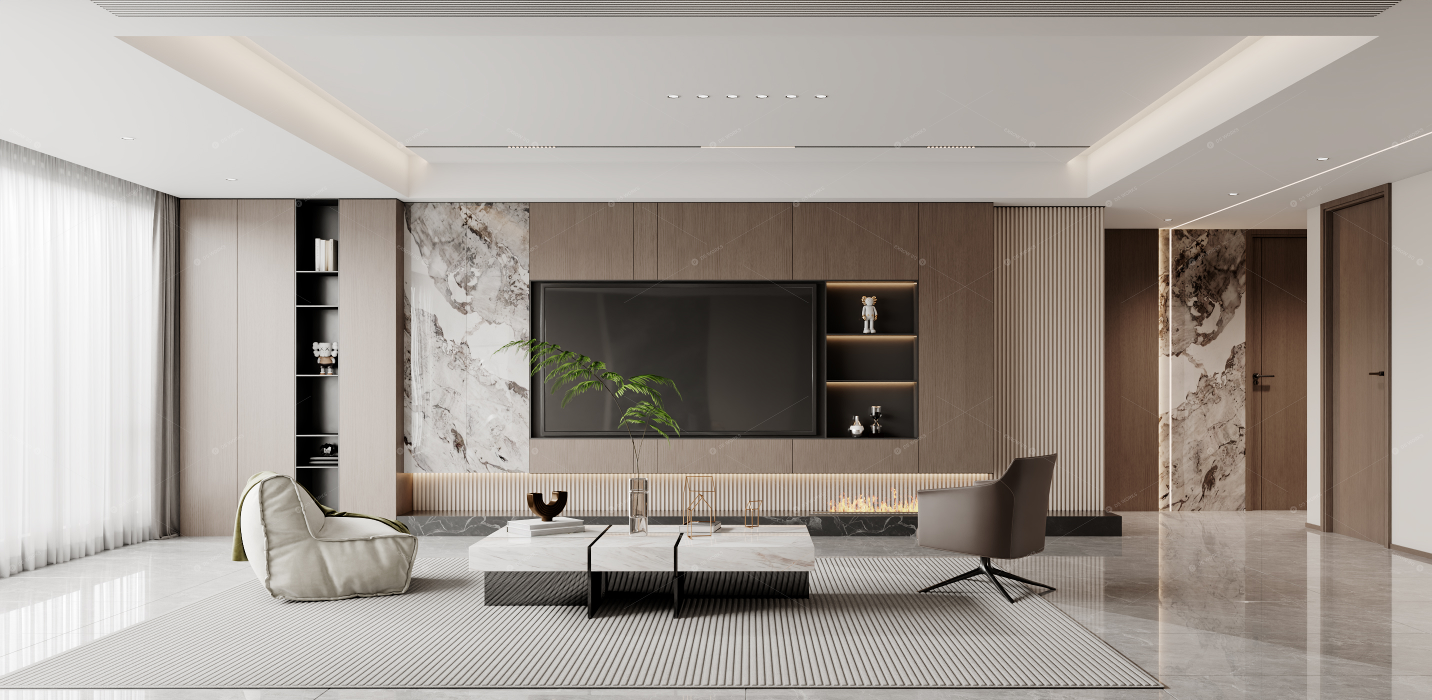 Living & Dining Rooms 3D Models 2