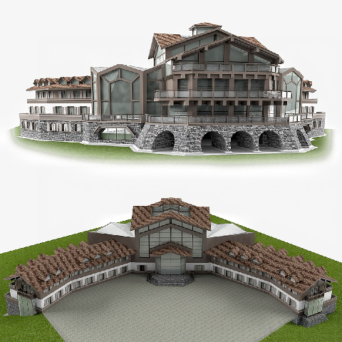 Modern Hotel Building