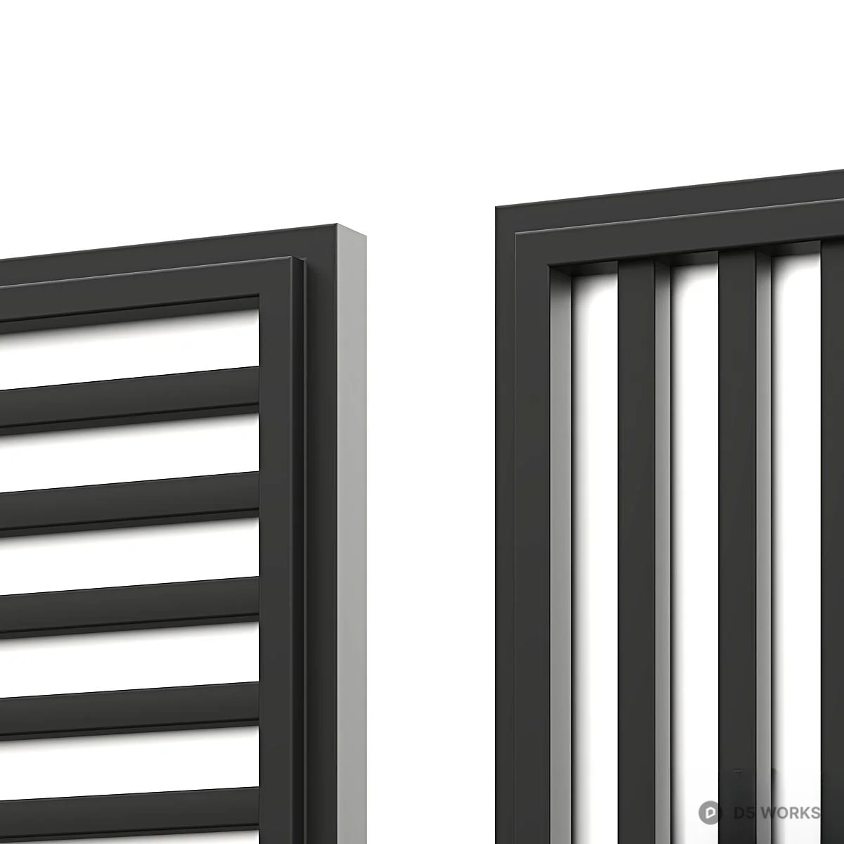 Modern Door Combination 3d model thumbnail 2