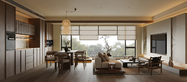 Chinese Living & Dining Room