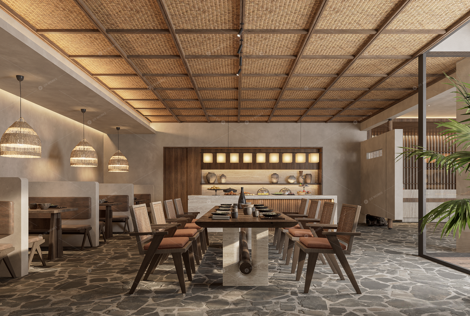 Restaurant Spaces 3D Models
