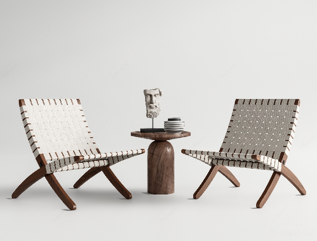 Mid-Century Modern Leisure Table & Chair Set