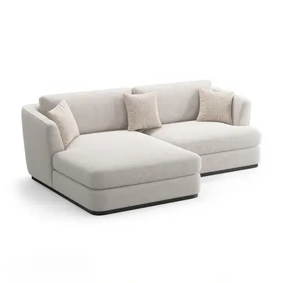 Modern Minimalist Sectional Sofa 3d model