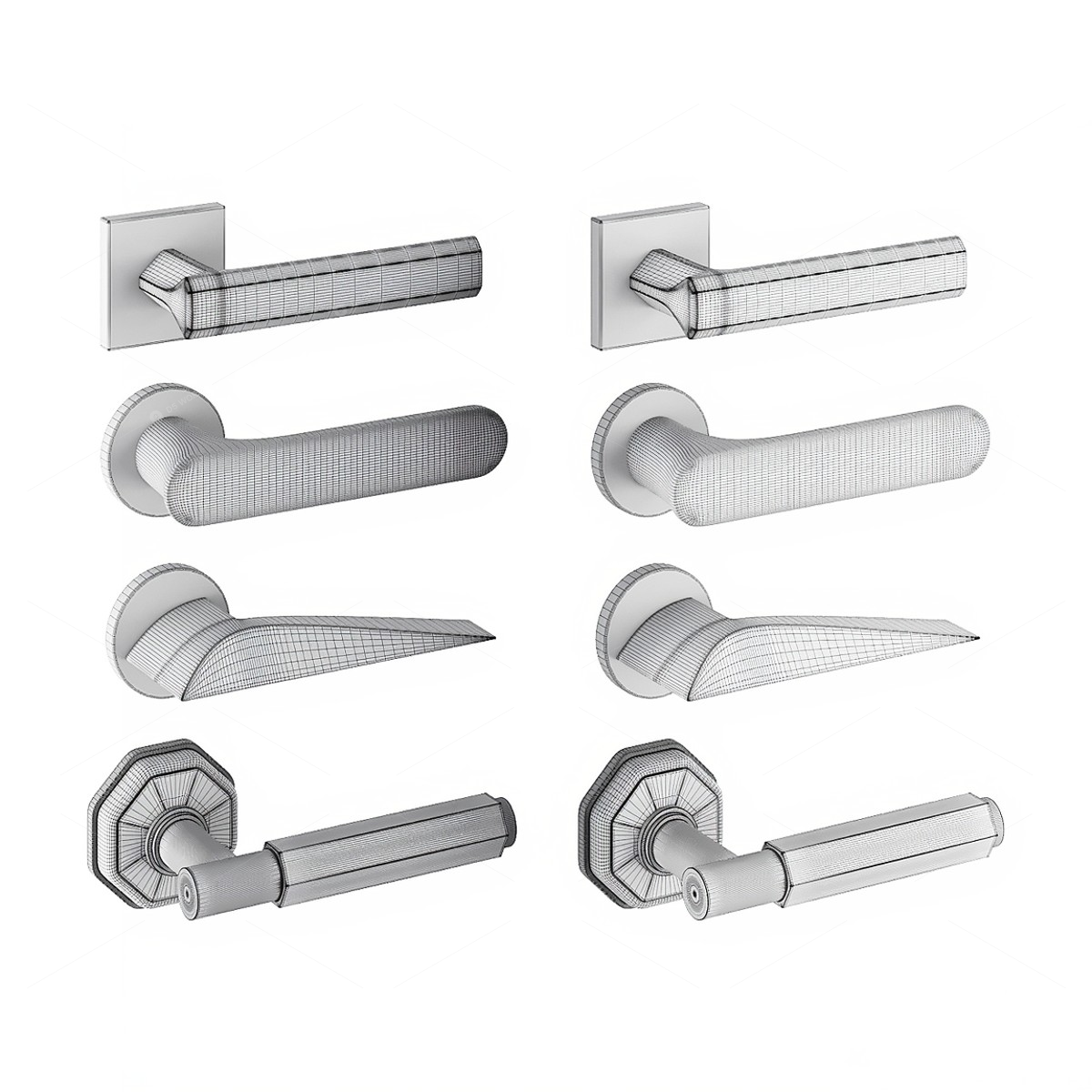 Faucet Handles 3D Models 2