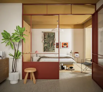 Modern Retro Home Bedroom