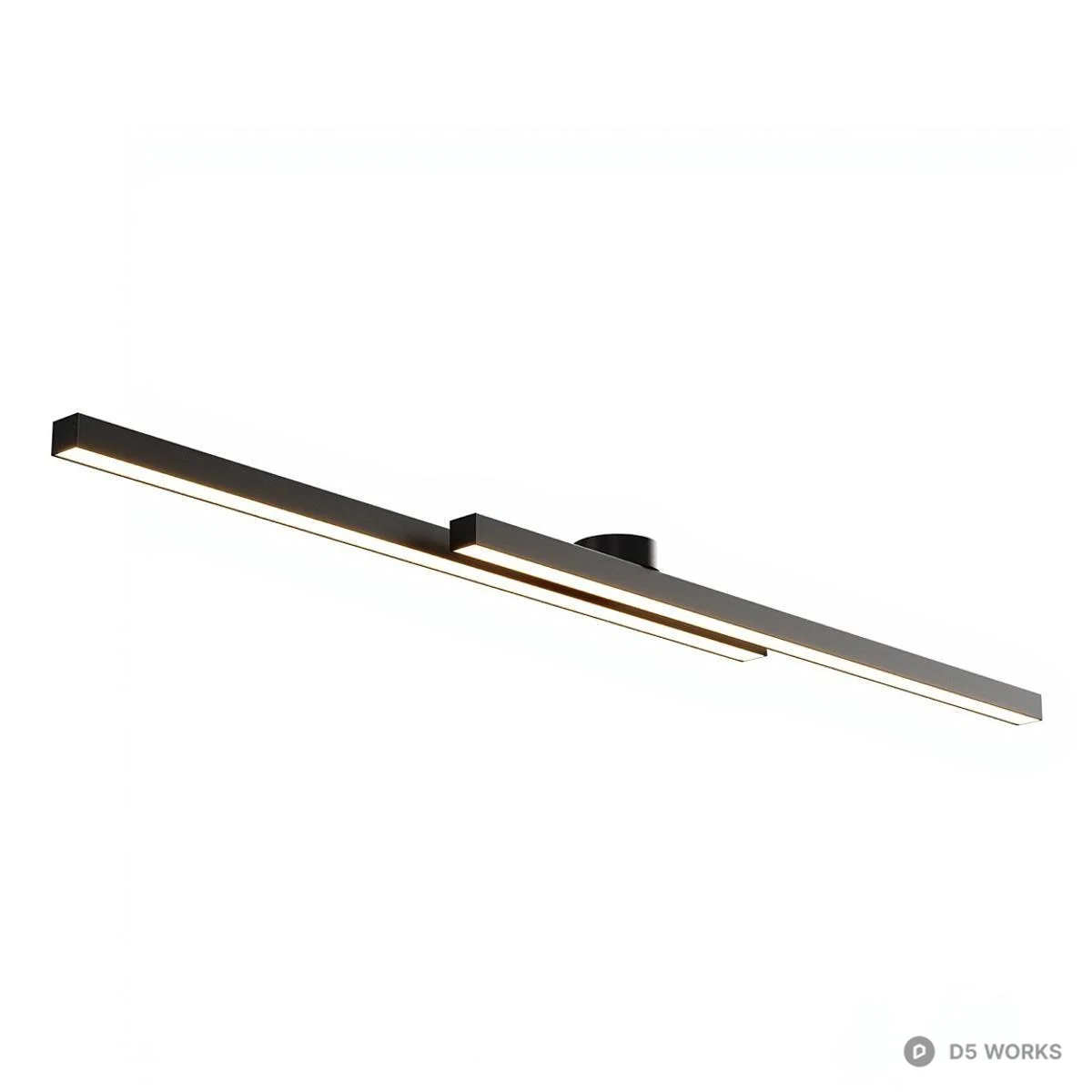 Linear LED Light Bar 3d model - Image 1