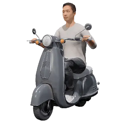 City Scooter 01 3d model