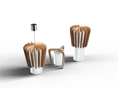 Contemporary Lamp Combination