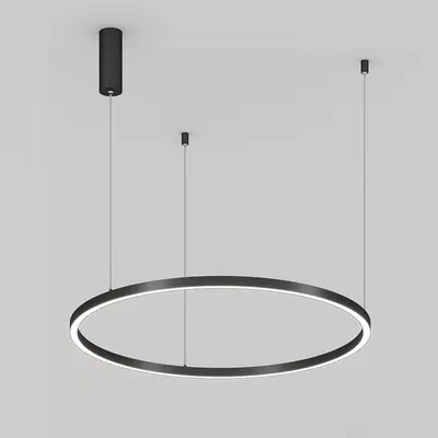 Minimalist Circular Pendant Light 3d model
