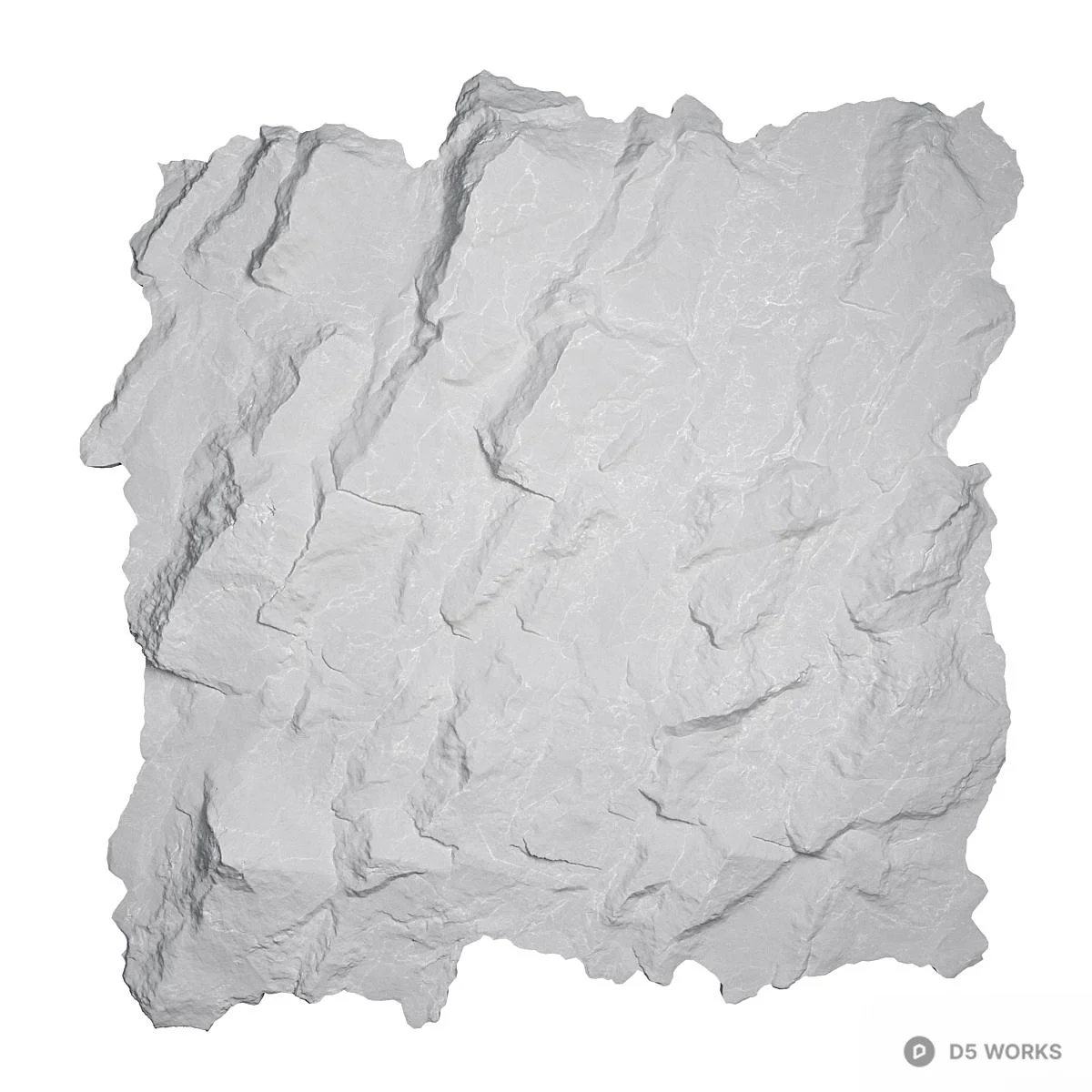 Textured Wall Panel 3d model thumbnail 2