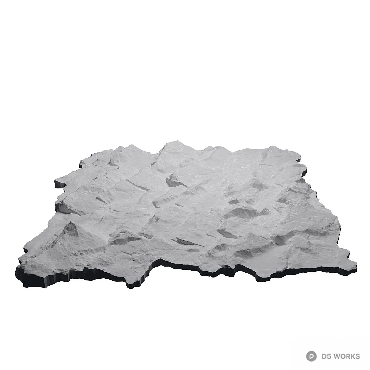 Textured Wall Panel 3d model thumbnail 4