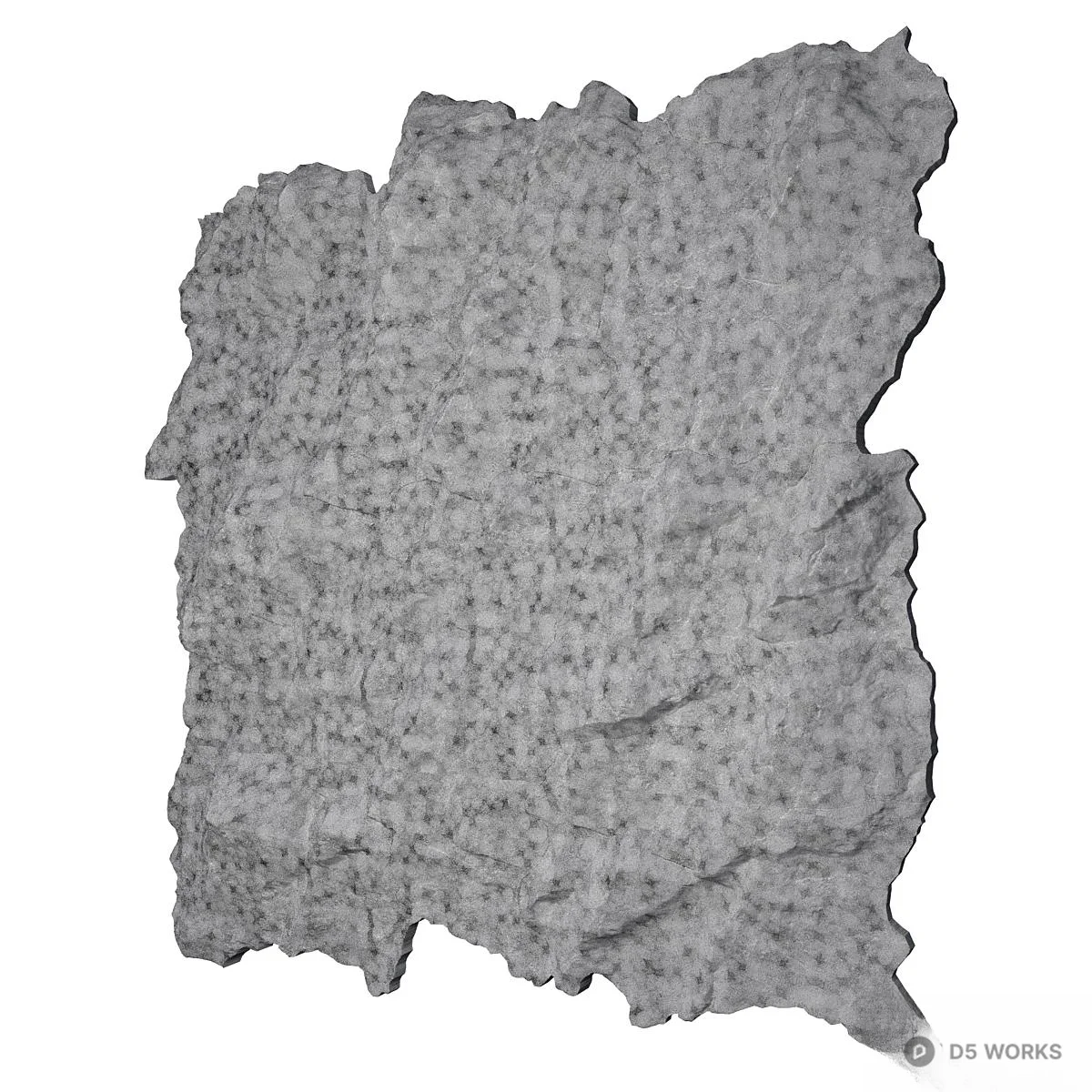Textured Wall Panel 3d model thumbnail 3