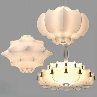 Organic Minimalist Pendant Light 3d model