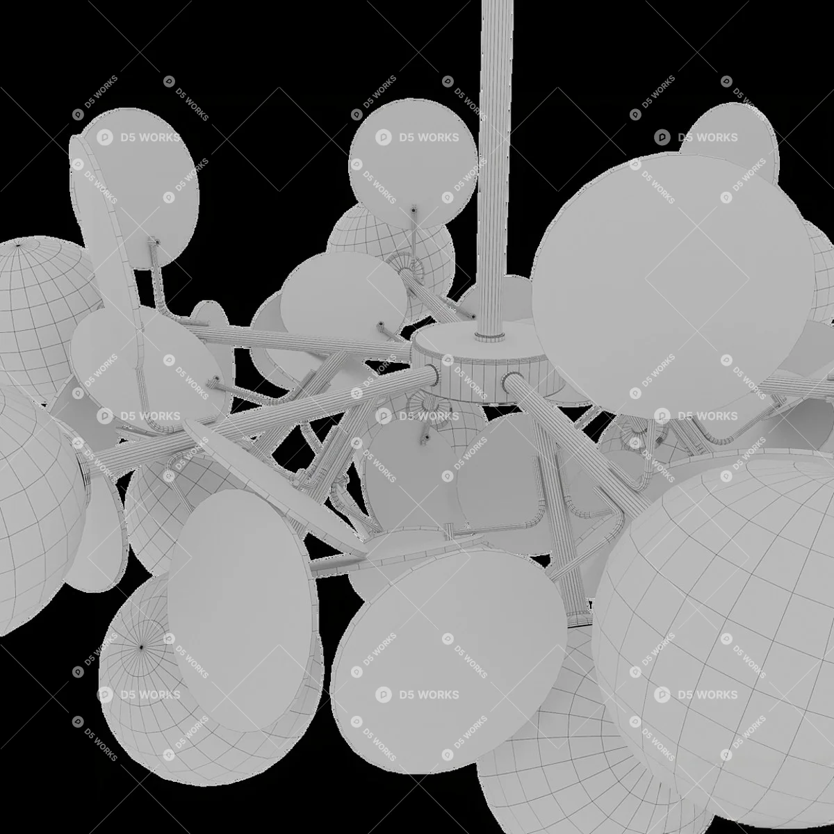 Pendant Light 3d model thumbnail 3