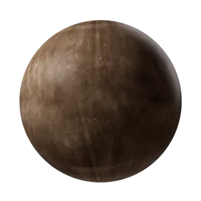 Dark yellow nubuck leather