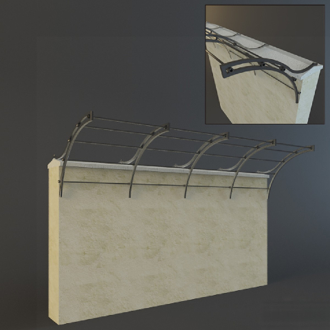 Modern Fence Guardrail