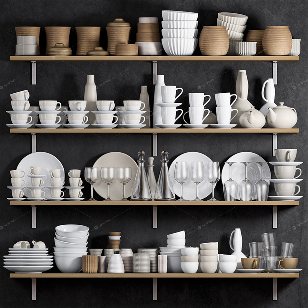 Tableware 3D Models 3