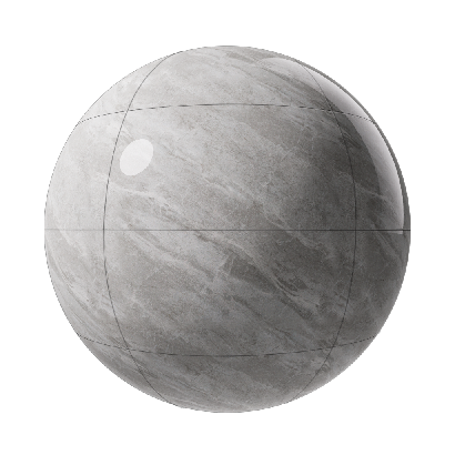 Ceramic Tile 1:2 Silver tripod grey tile
