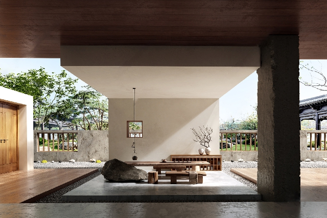 Organic Modern Tea Room