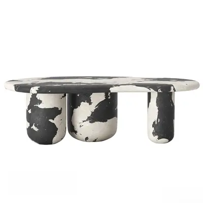 Marbled Concrete Coffee Table 3d model