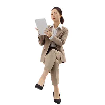 Business woman 72 3d model