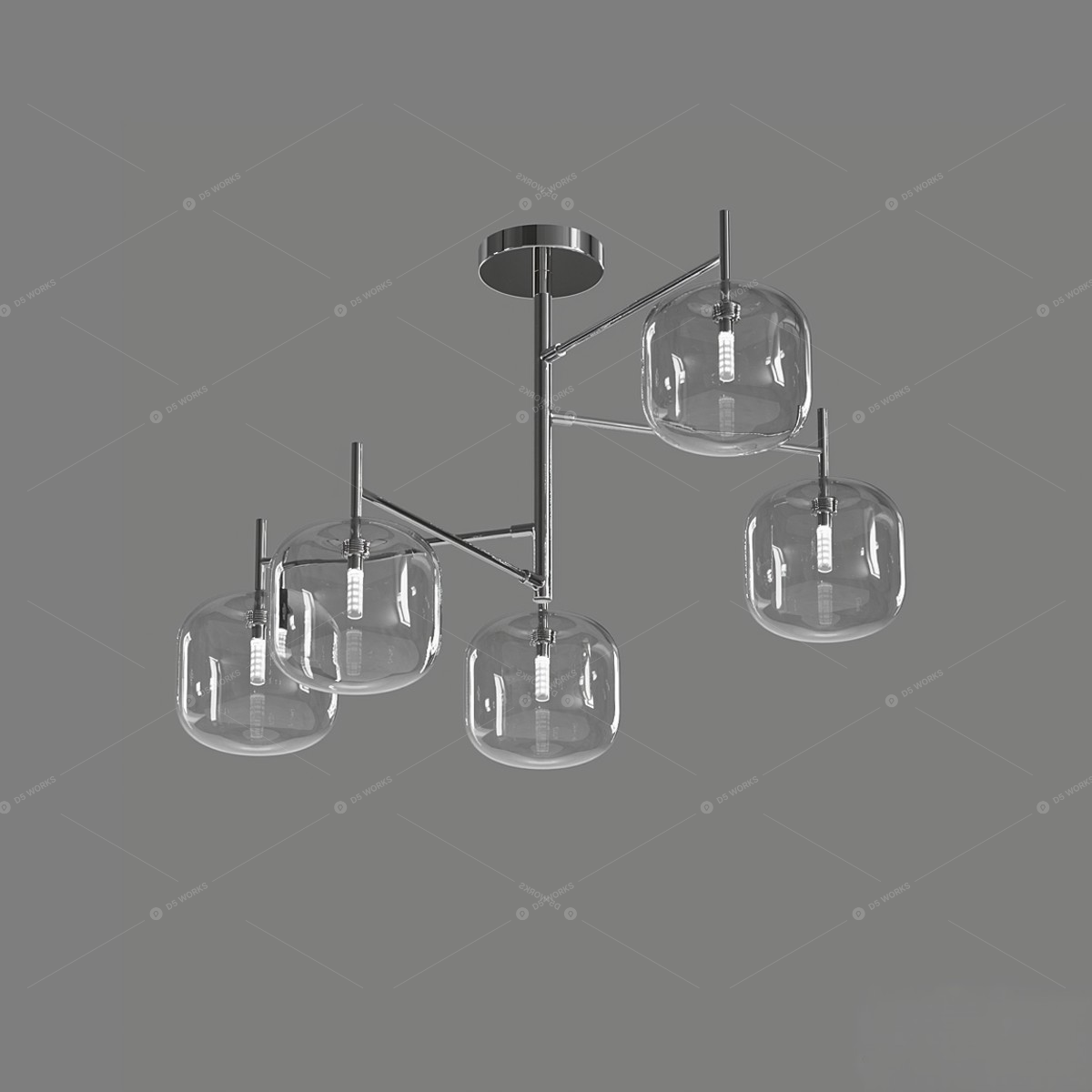 Flush Mount Lights 3D Models 2