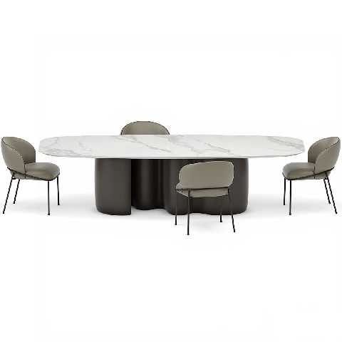 Modern Dining Table & Chairs Set