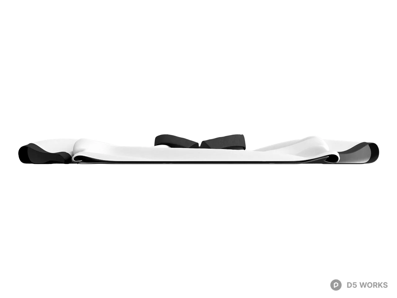 White T Shirt 3d model thumbnail 2