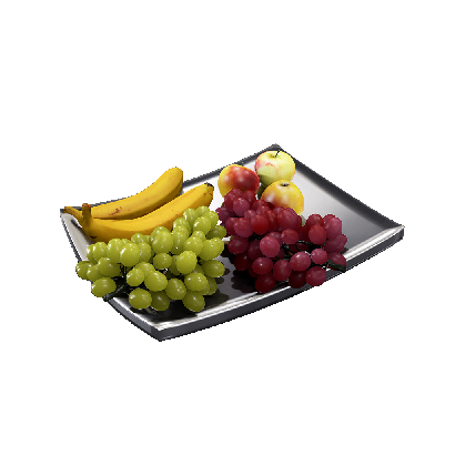 Food and Drink fruit plate combination 3982