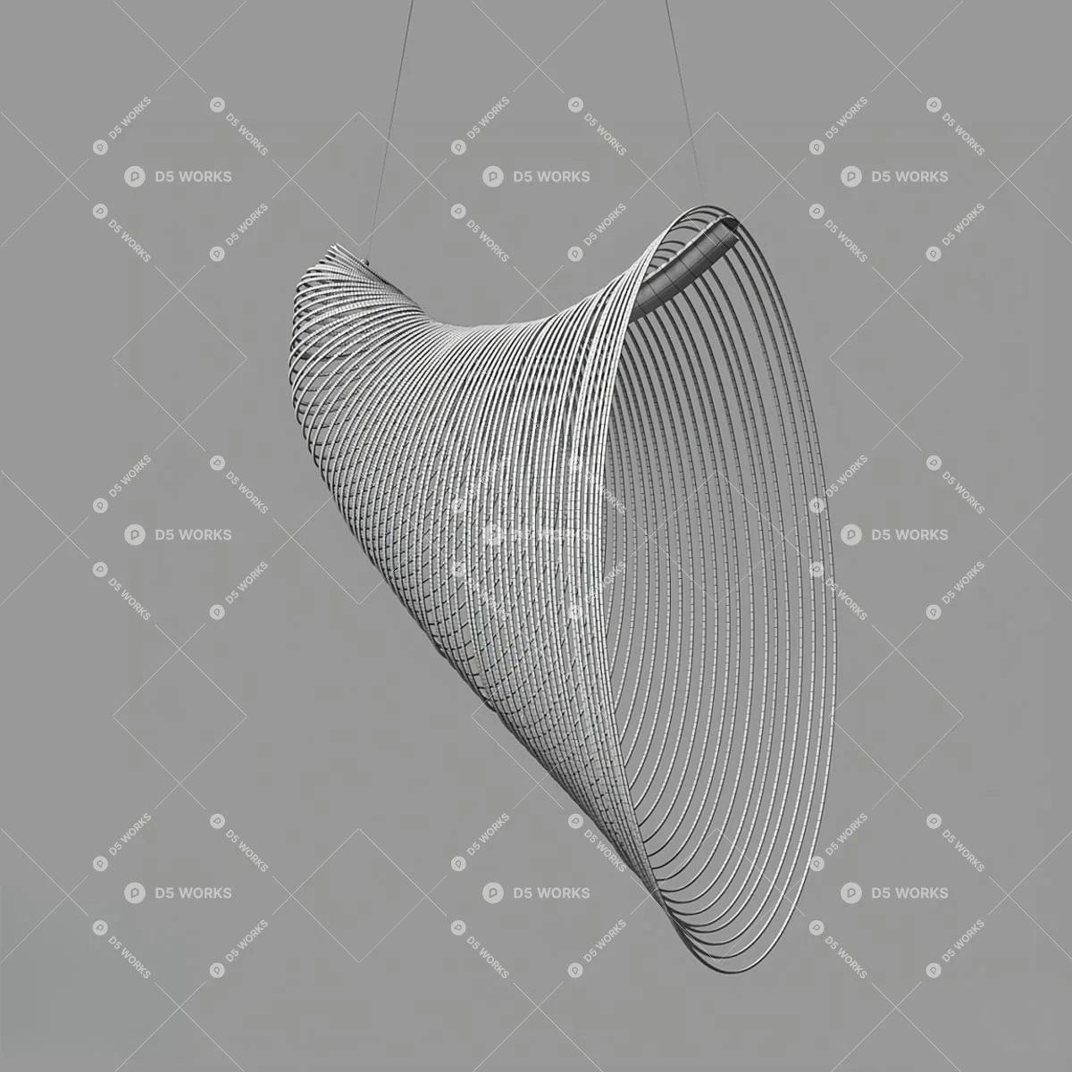 Pendant Light 3d model thumbnail 2
