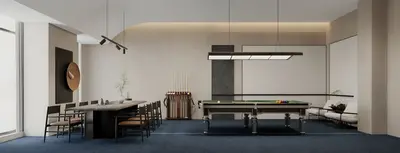 Modern Billiards Room