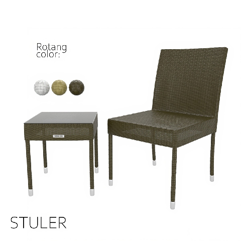 Modern Outdoor Table & Chairs Set