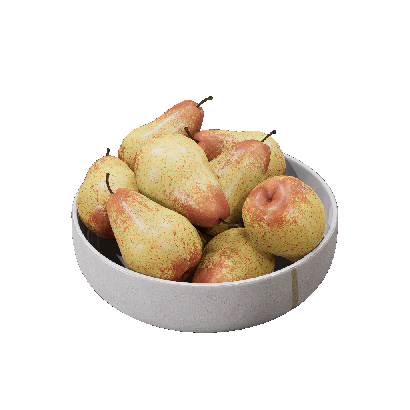Food and Drink a bowl of pears