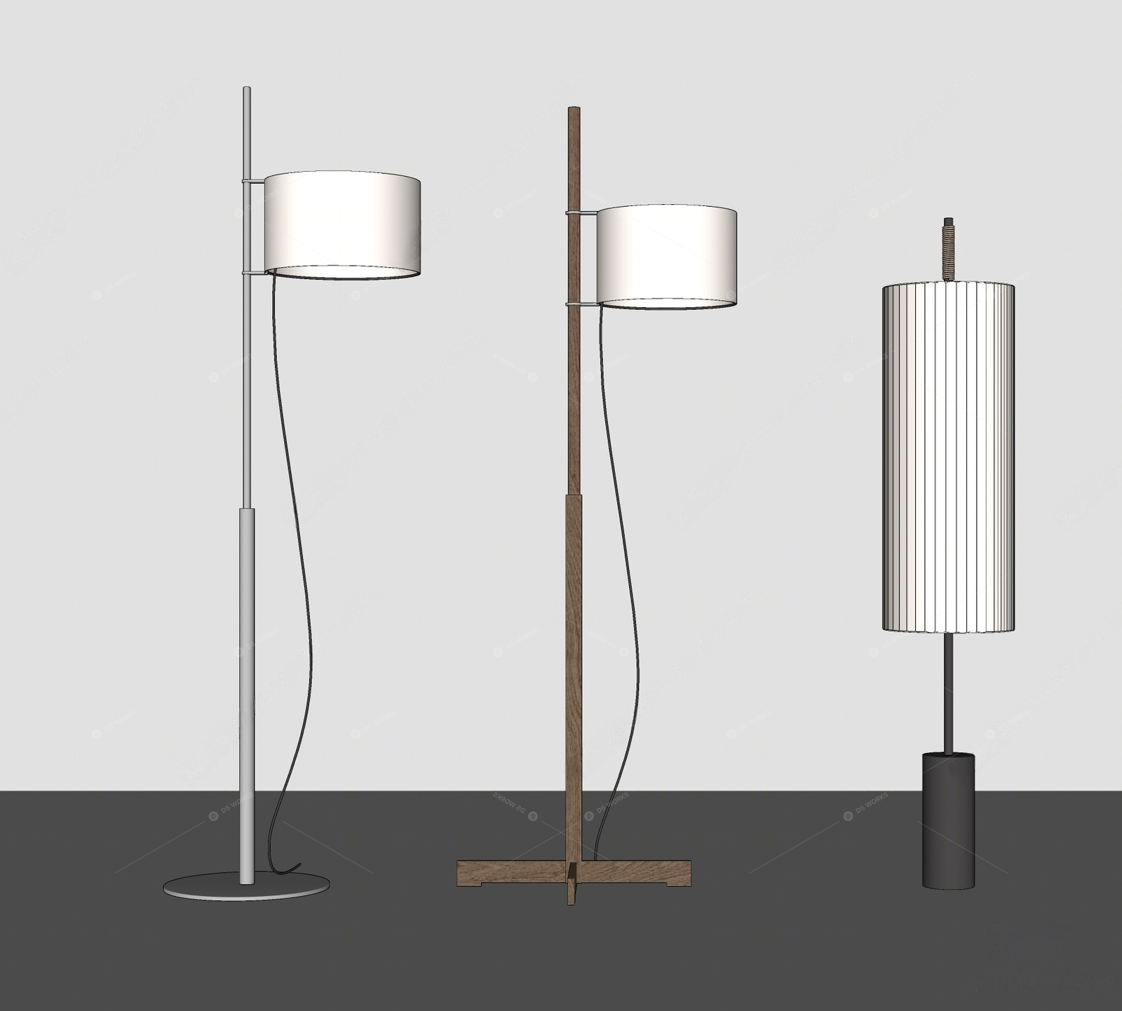 Floor Lamps 3D Models 2