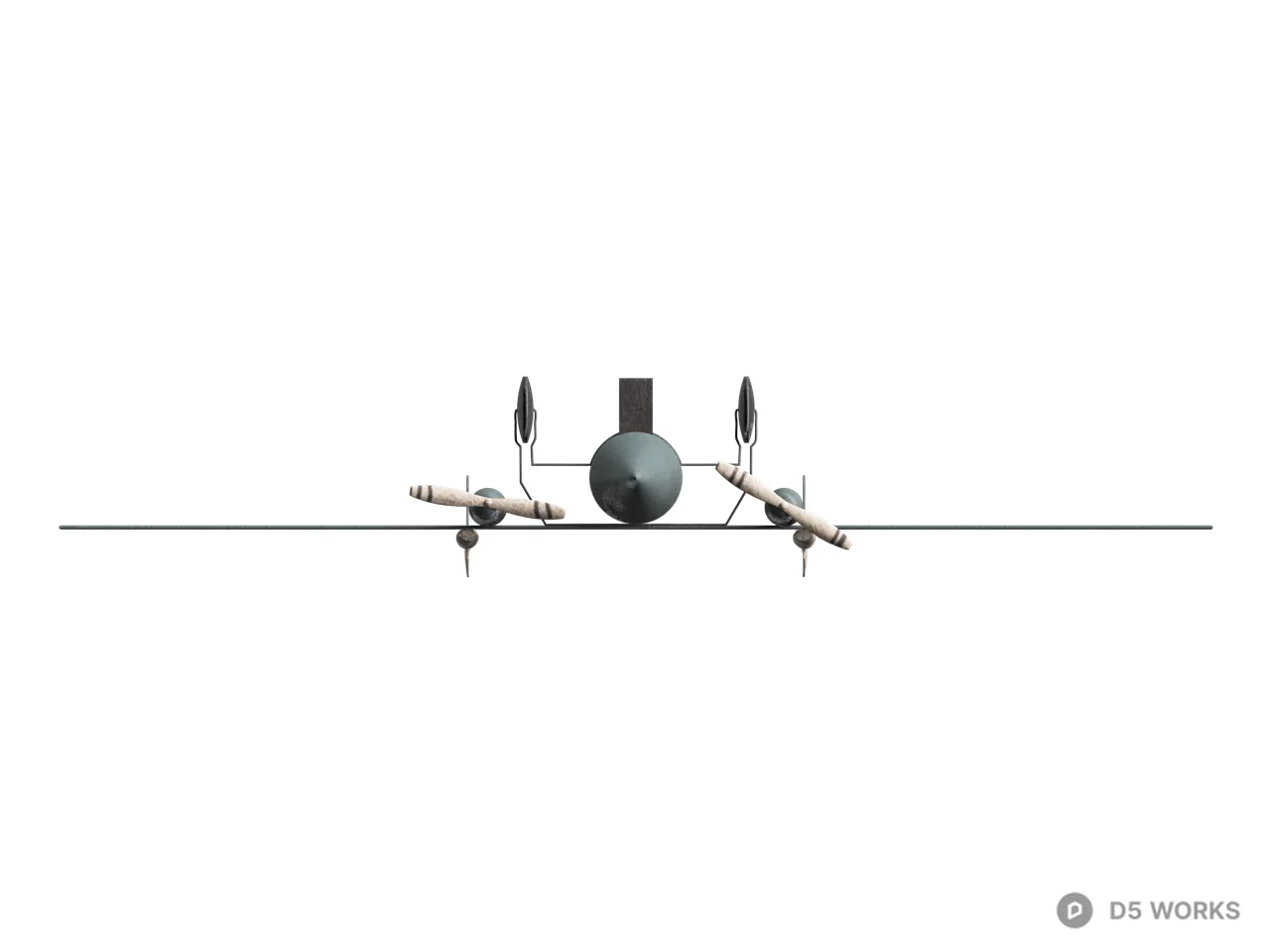 Toy Airplane 3d model thumbnail 2