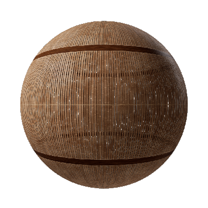 Wickerwork Bamboo woven wall