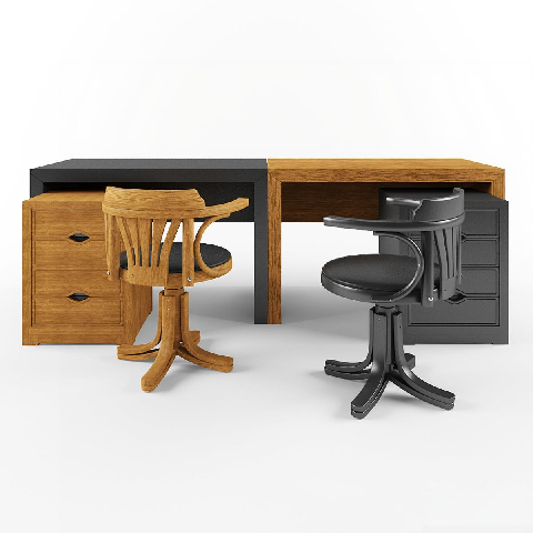 Modern Office Desk & Chair Set