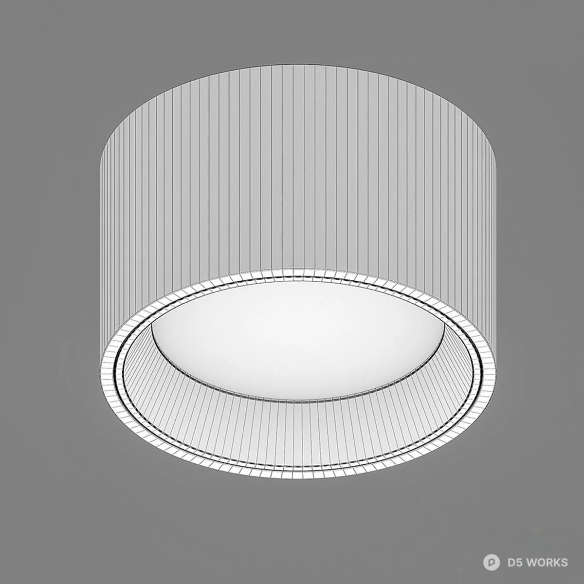 Minimalist Recessed Spotlights 3d model thumbnail 2
