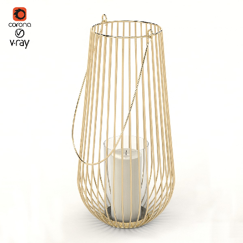 Modern Candle & Holder