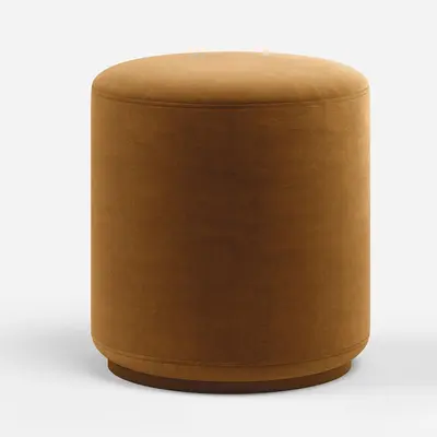 Velvet Round Stool 3d model