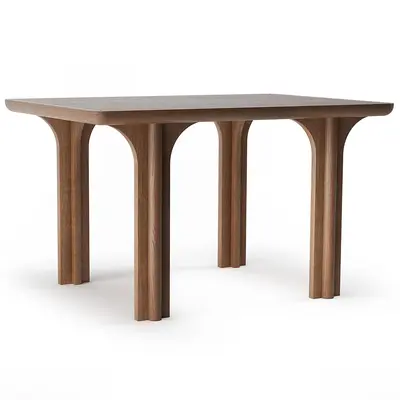 Mid-Century Modern Dining Table 3d model