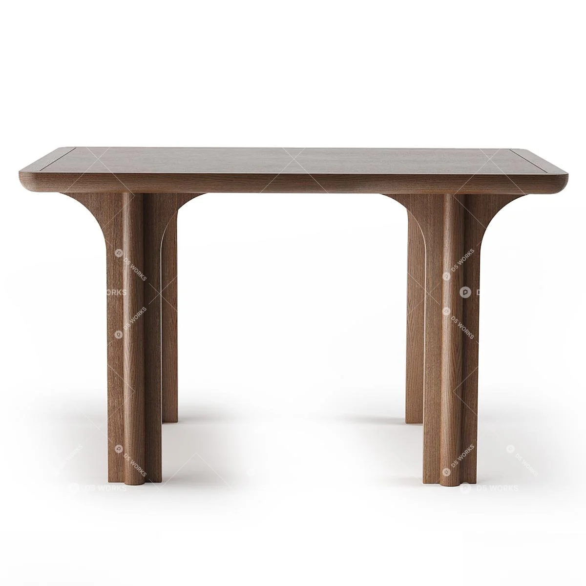 Mid-Century Modern Dining Table 3d model thumbnail 2