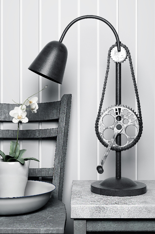 Industrial Table Lamp
