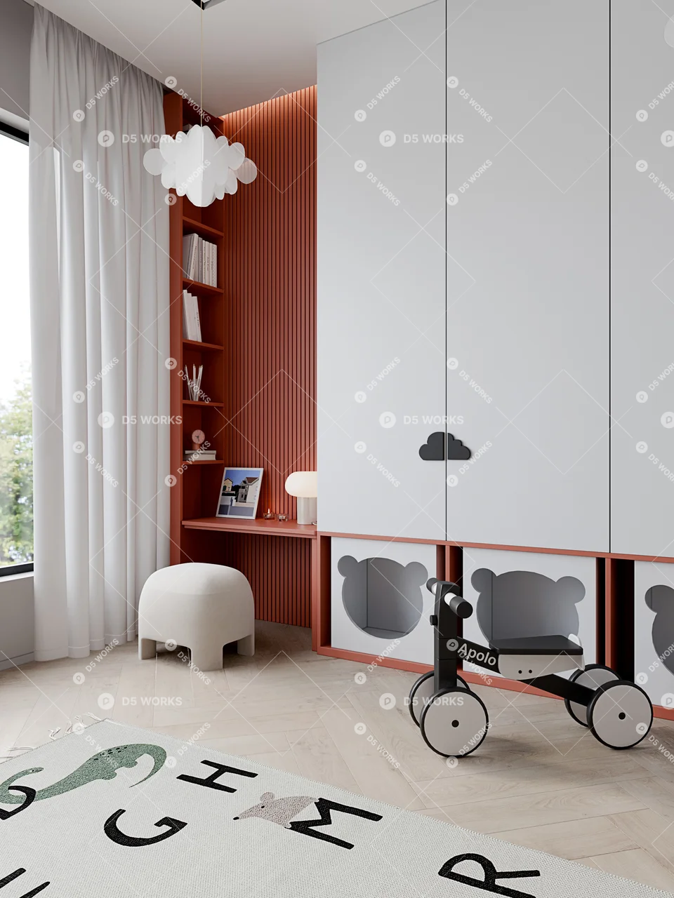 Girl’s Room 3d model thumbnail 3