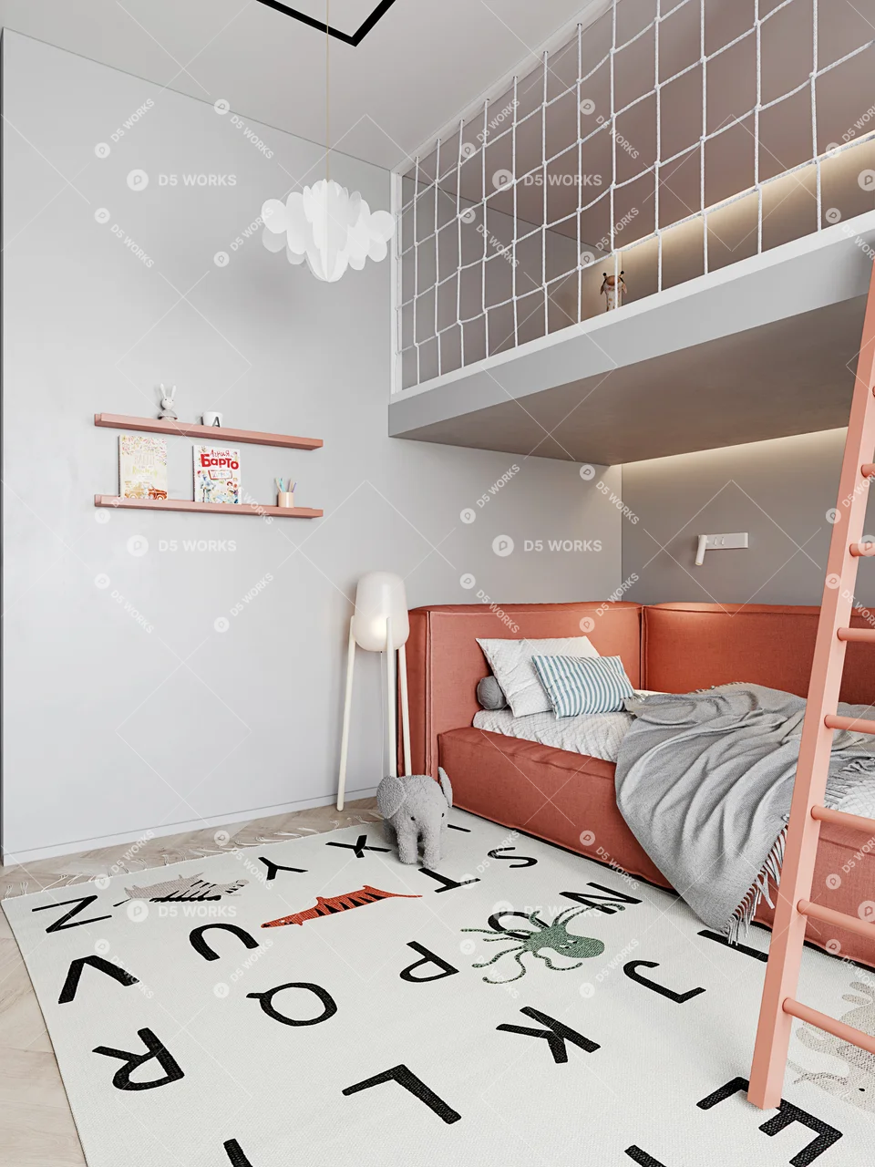 Girl’s Room 3d model thumbnail 5